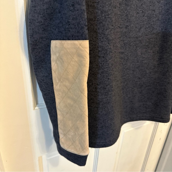 CCM Fleece Womens Grey Detroit Red Wings NHL Hockey Shawl Knit Sweater Large - Picture 5 of 14